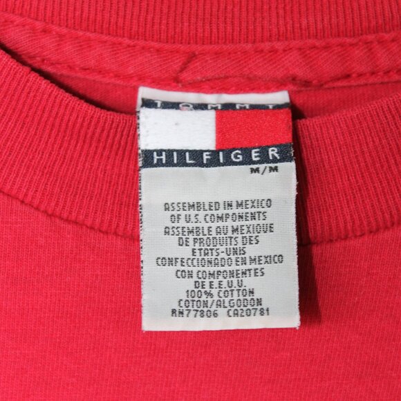 90s Vintage Tommy Hilfiger Graphic T Shirt Medium - Picture 4 of 8